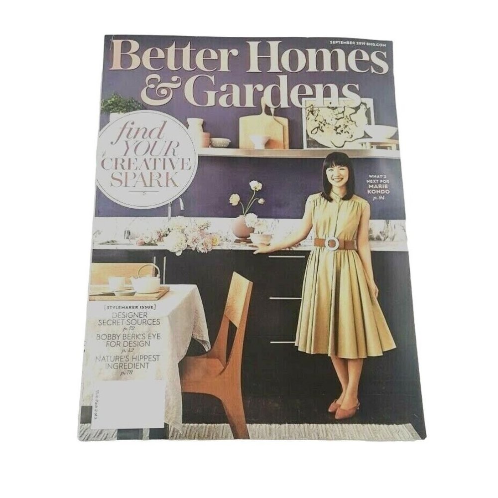 Marie Kondo Find Creative Spark Better Homes & Gardens Magazine September 2019